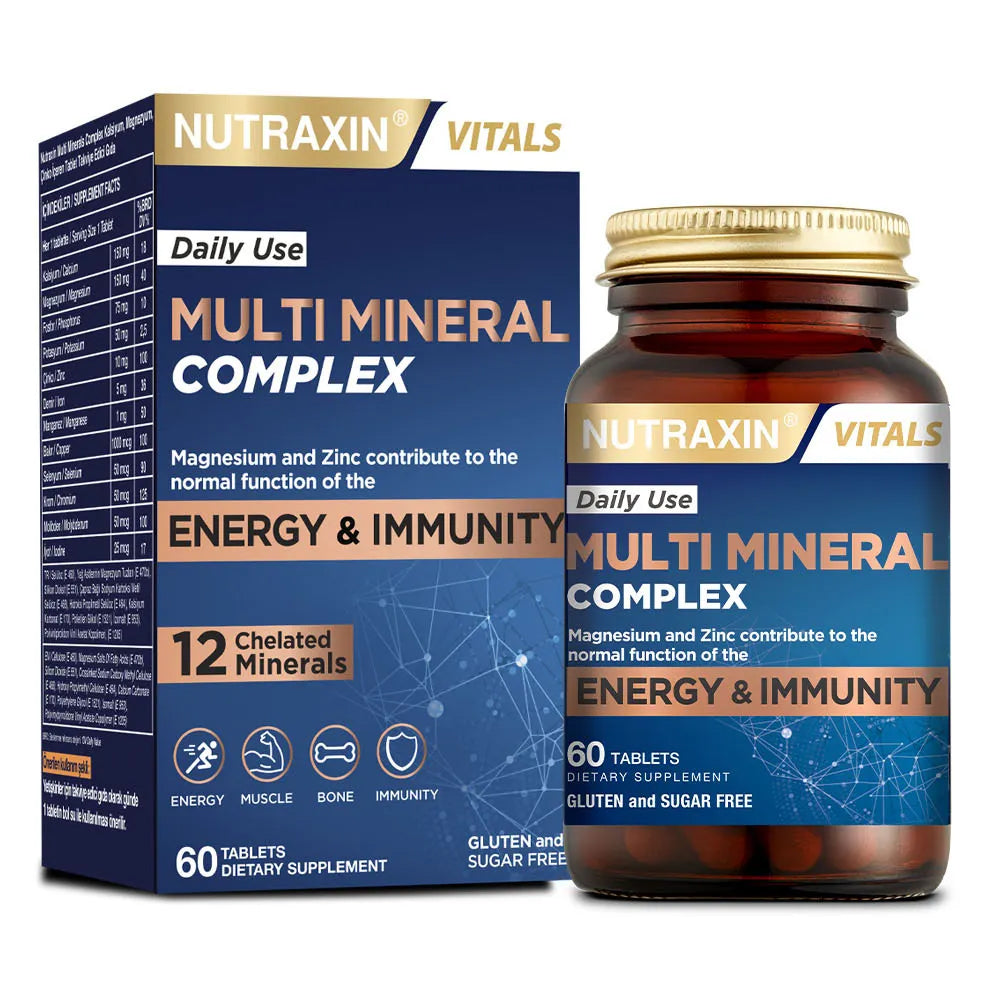 Nutraxin Multi Mineral Complex – 60 Tablets