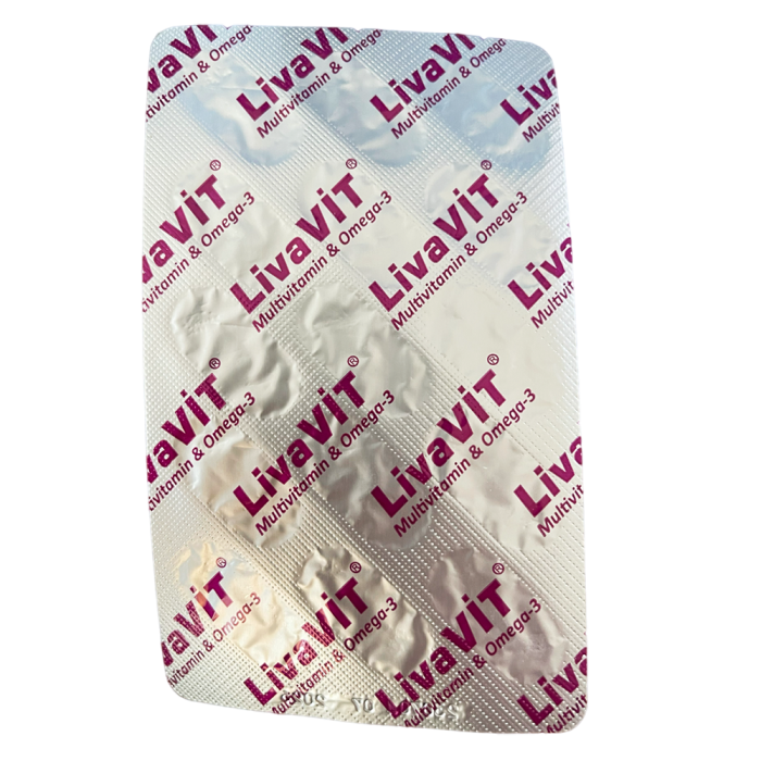 Livavit Multivitamin Omega-3 30 Softgel Capsules